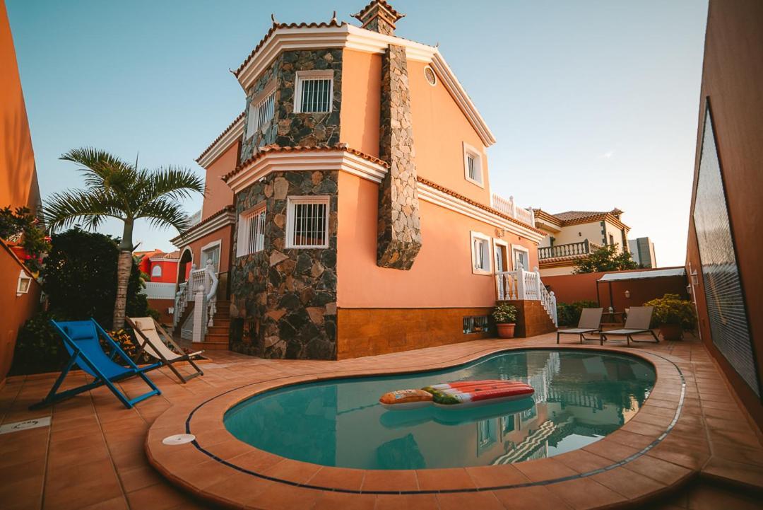 Villa Morada Sonneland Con Piscina Privada Climatizada Maspalomas  Kültér fotó